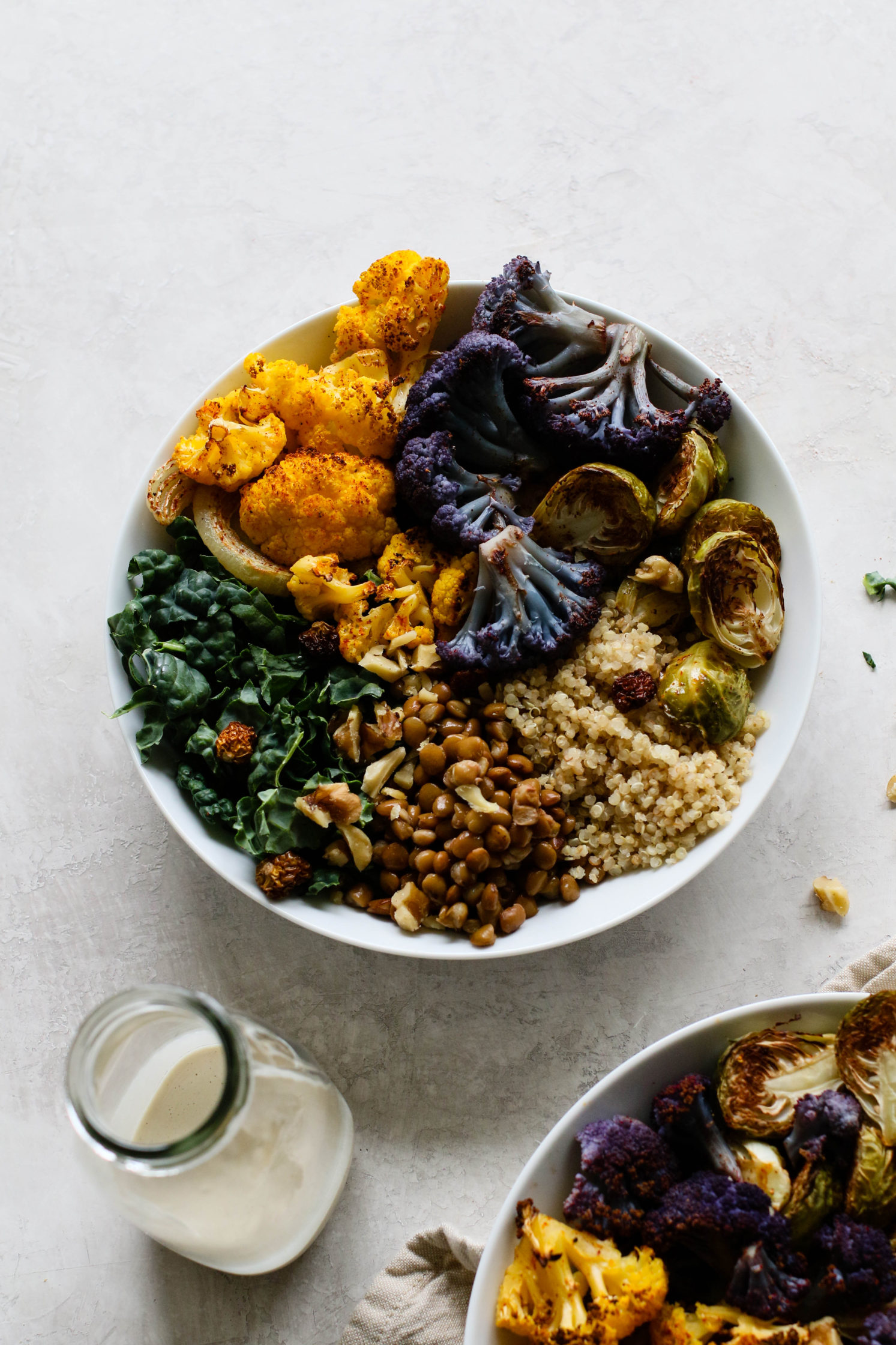 Paprika Power Bowl with Apple Cider Tahini by Flora & Vino 