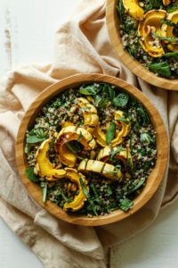 Delicata Pesto Quinoa Power Bowl