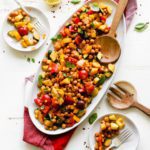 1-Pan Paprika Summer Veg & Chickpeas by Flora & Vino