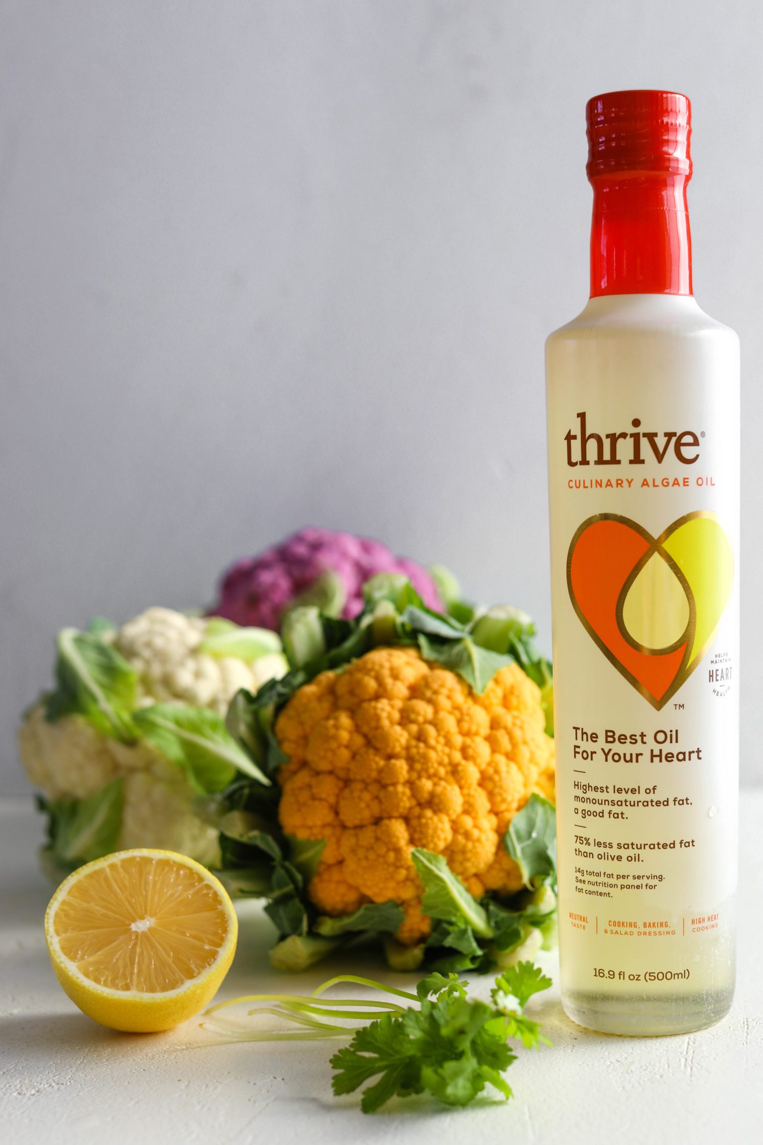 Tri-Colored Roasted Cauliflower Salad ingredients