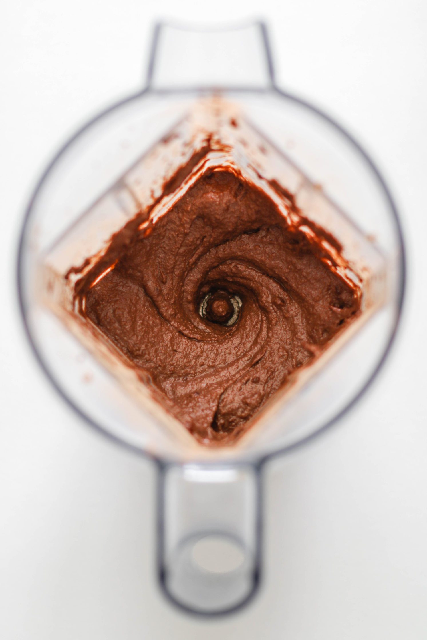 Vegan Chocolate Cashew Cream in blender by Flora & Vino