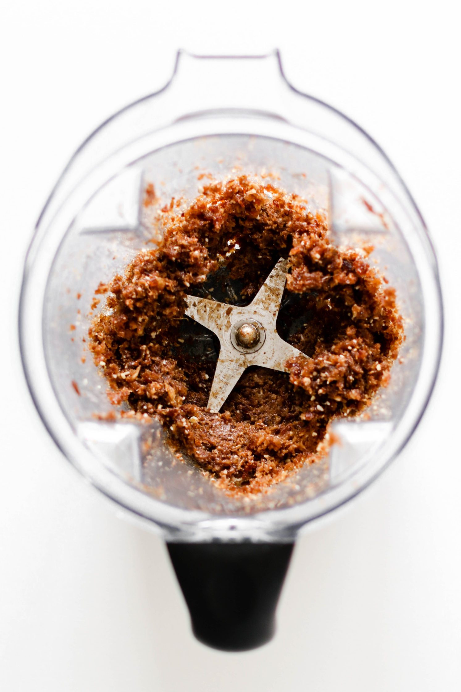 dates and nuts in Vitamix blender by Flora & Vino