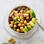 Oil-Free Rosemary Three Bean Salad by Flora & Vino
