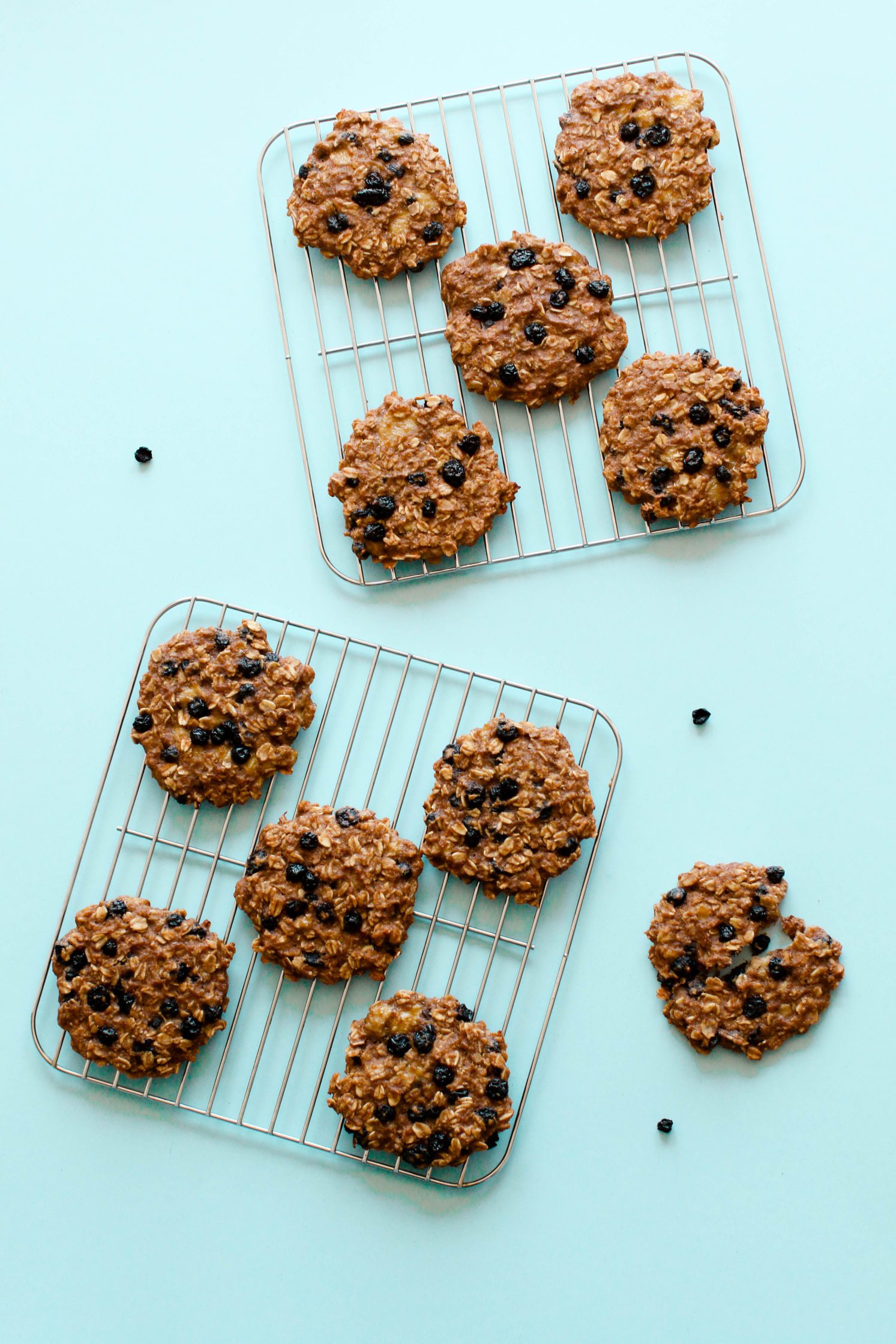 Blueberry Banana Breakfast Cookies (No-Sugar-Added) by Flora & Vino