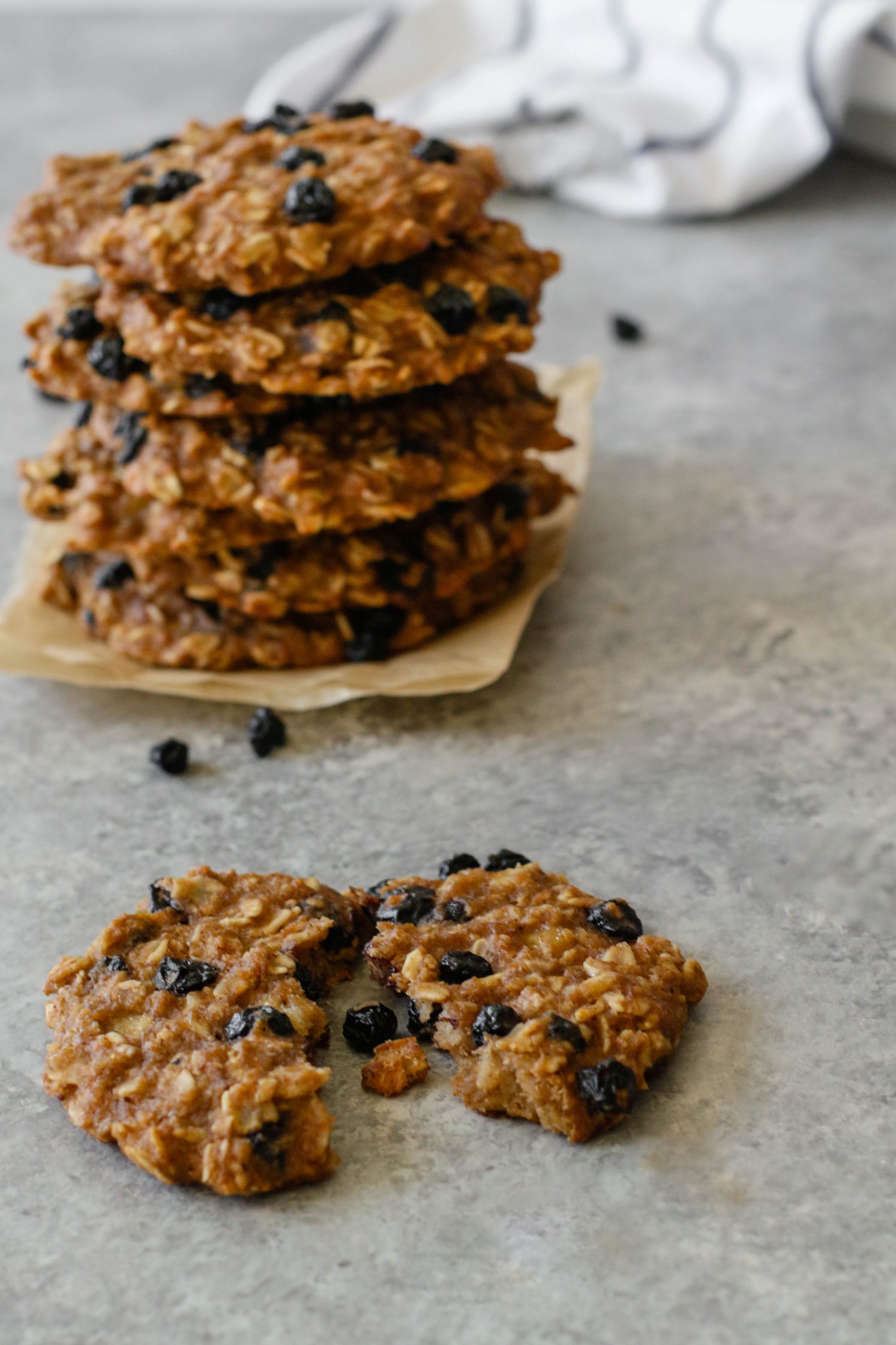 Blueberry Banana Breakfast Cookies (No-Sugar-Added) by Flora & Vino