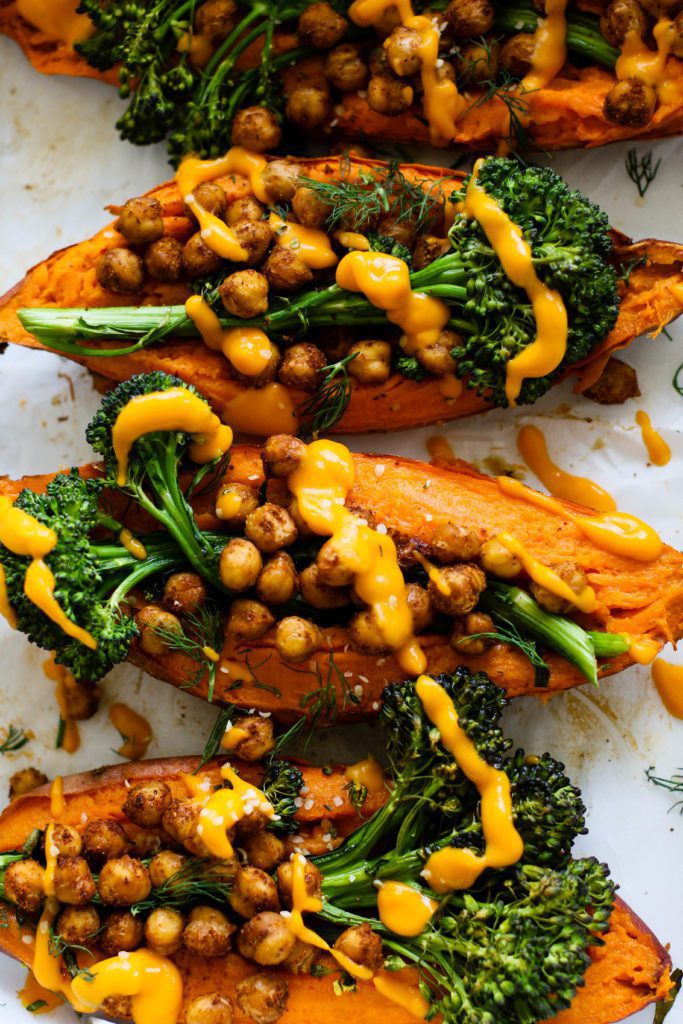 Sweet Potato Boats by Flora & Vino 