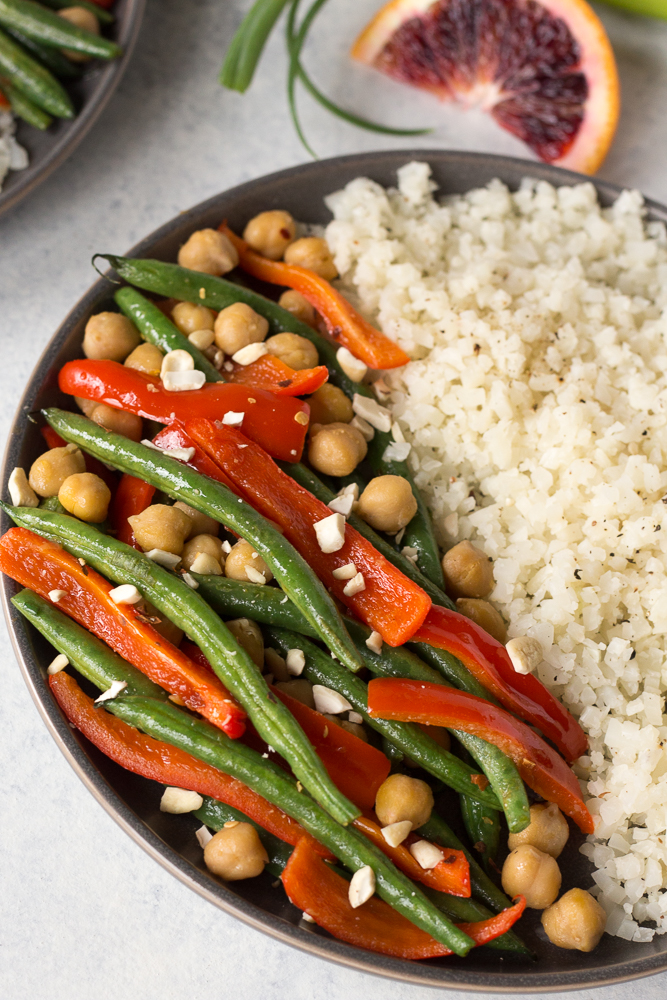 Easy Orange Chickpea Stir Fry by Flora & Vino