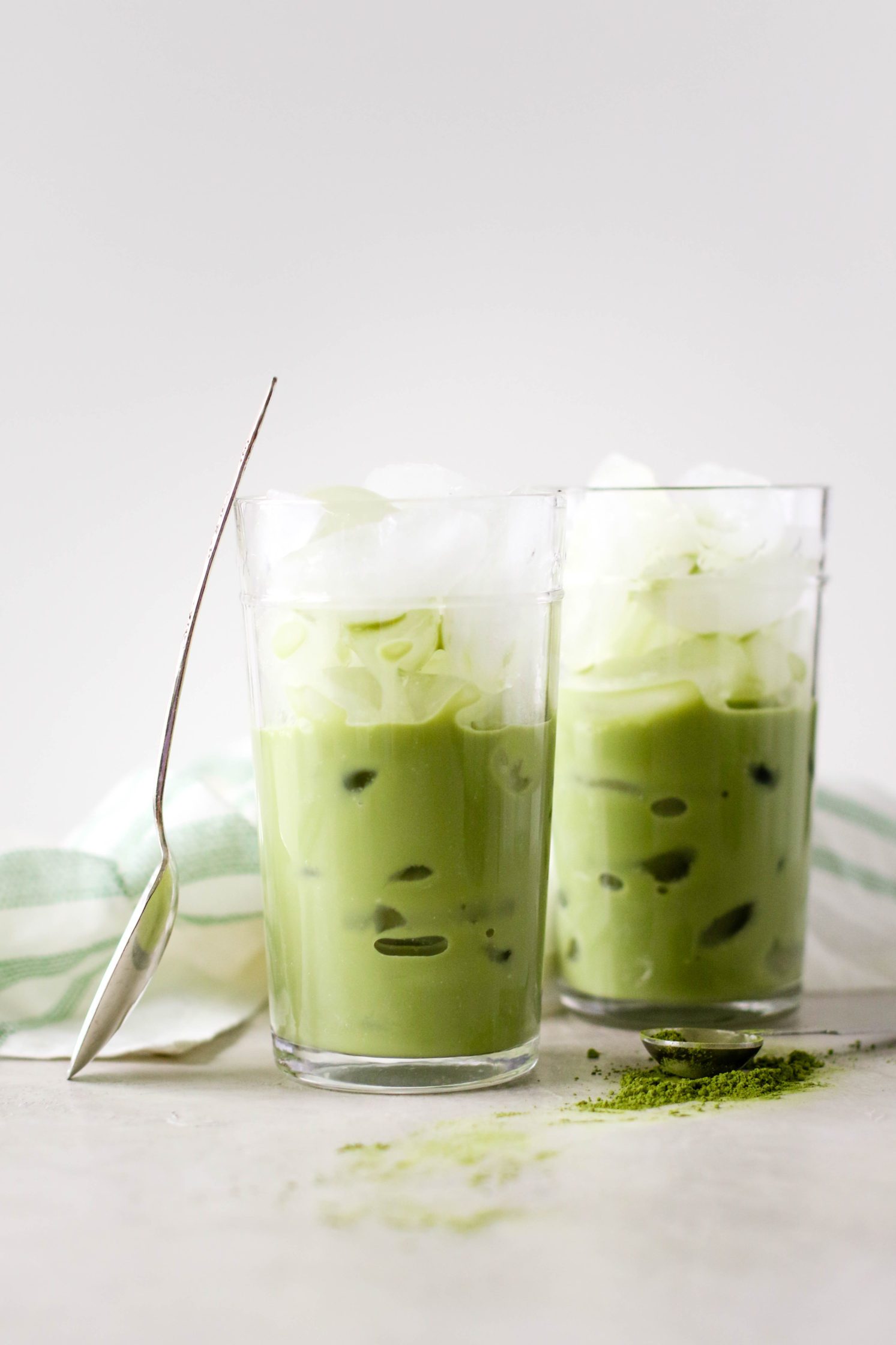 3-Ingredient Iced Matcha Latte - Butter Be Ready