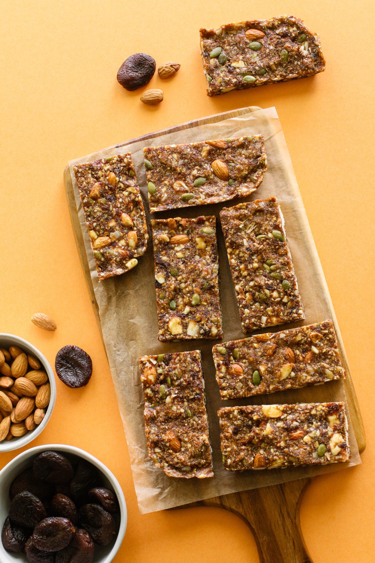 Grain-Free Apricot Almond Energy Bars - Flora & Vino