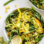 Crunchy Summer Salad with Turmeric Cider Tahini by Flora & Vino