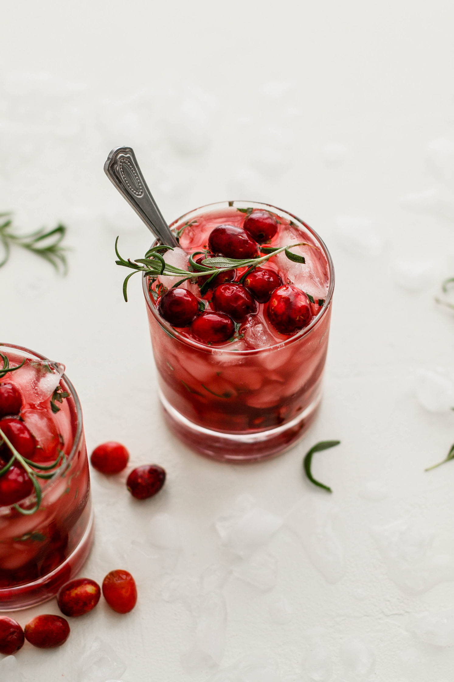 Cran-Pomegranate Kombucha Mocktail - Flora & Vino