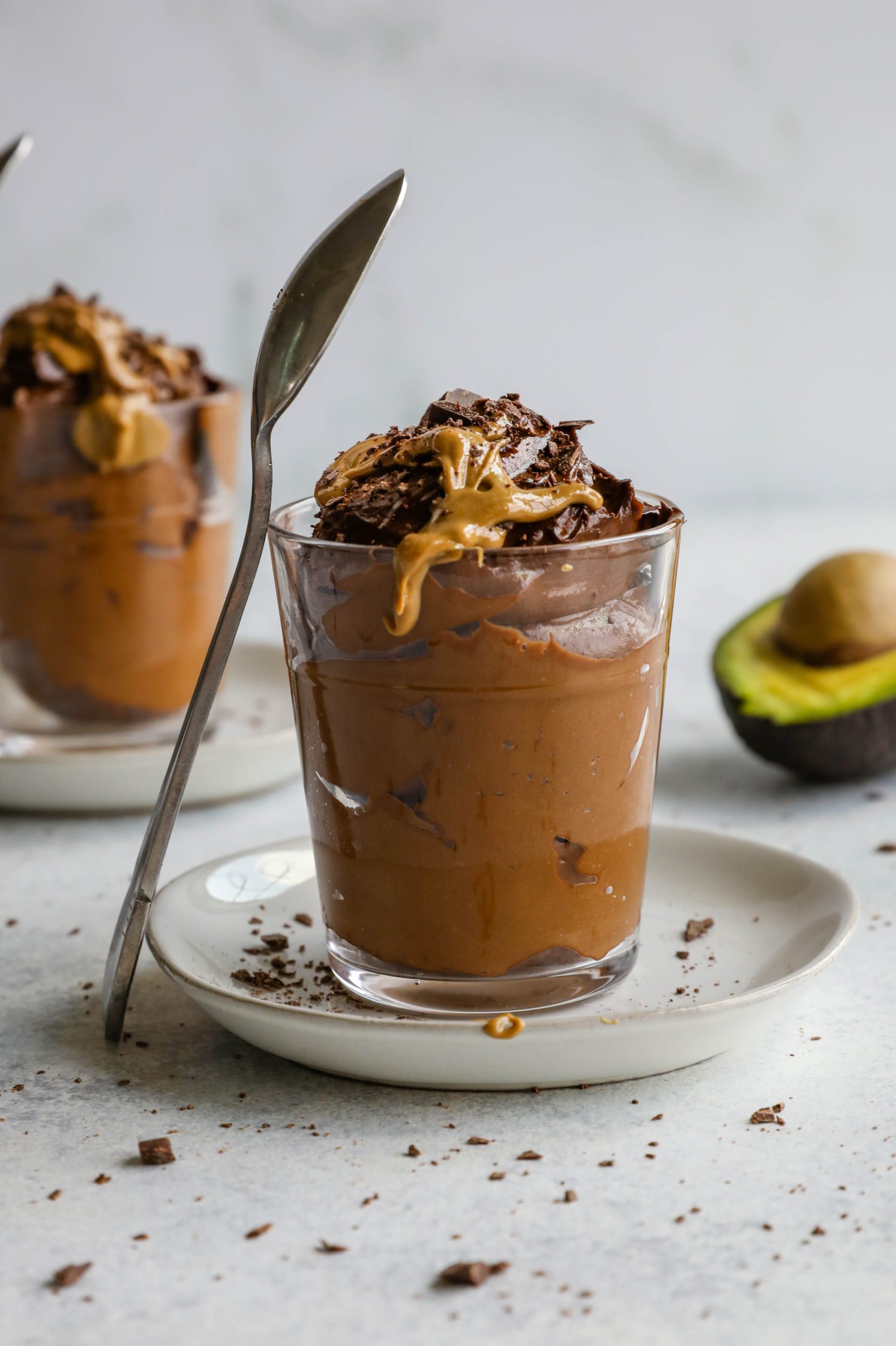 Chocolate Avocado SunButter Pudding by Flora & Vino