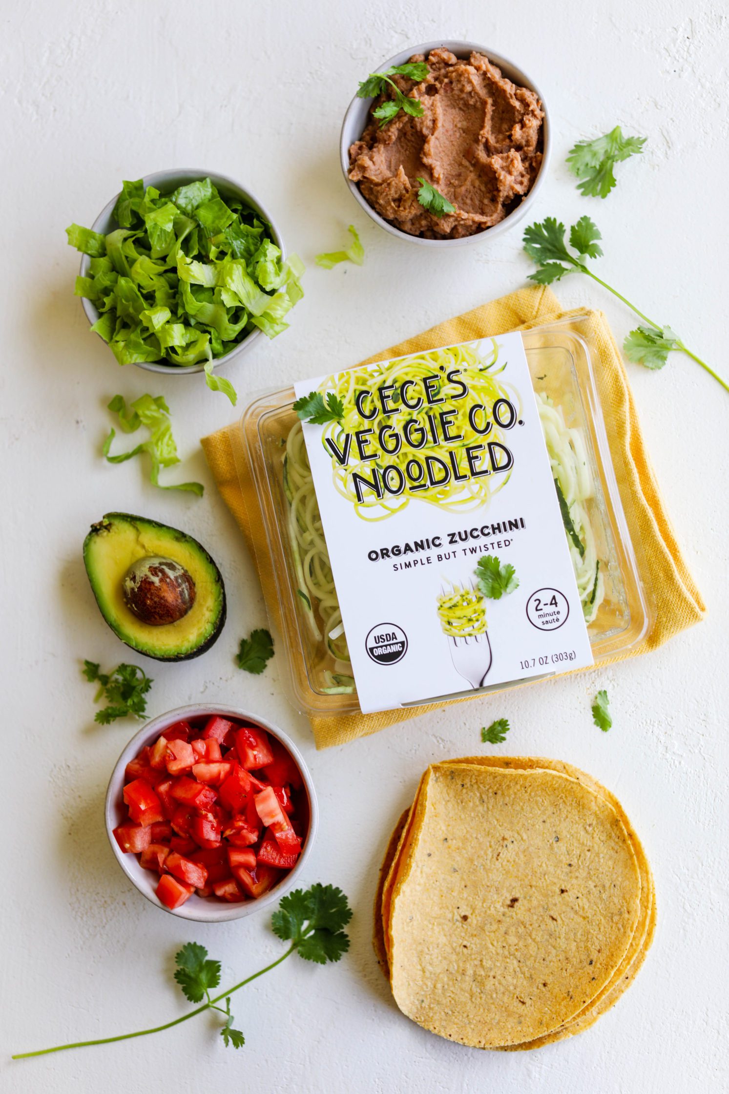 vegan tostadas ingredients 