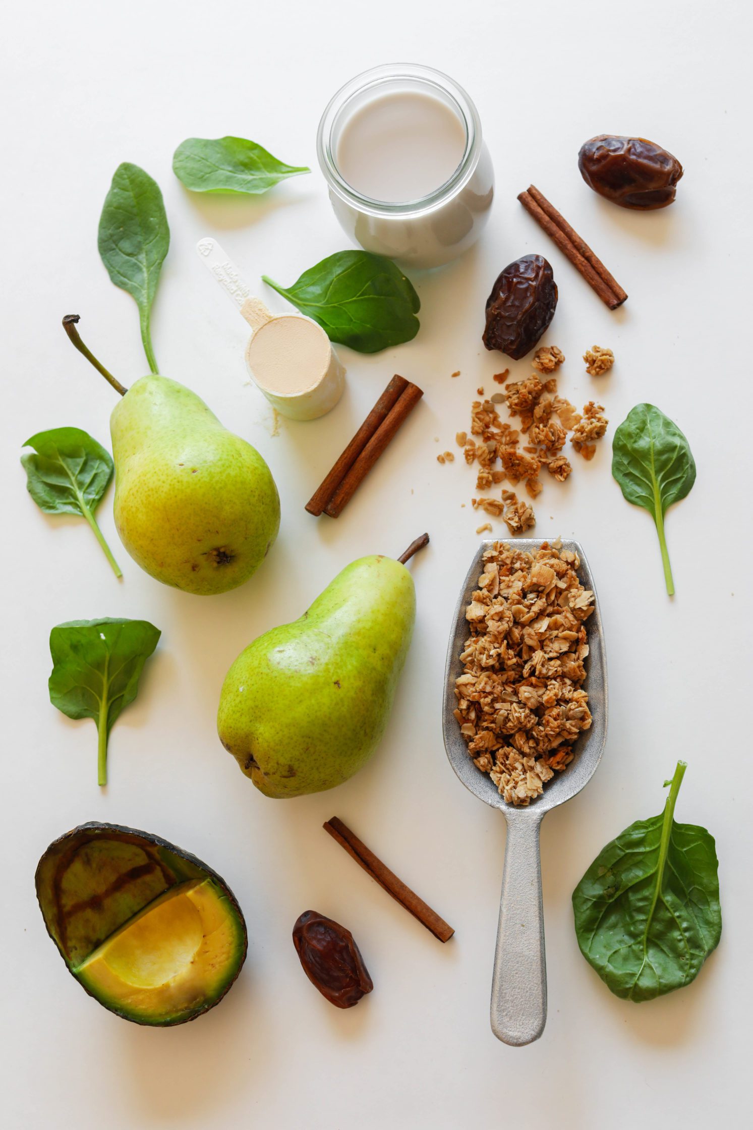 Spiced Green Pear Protein Shake Ingredients