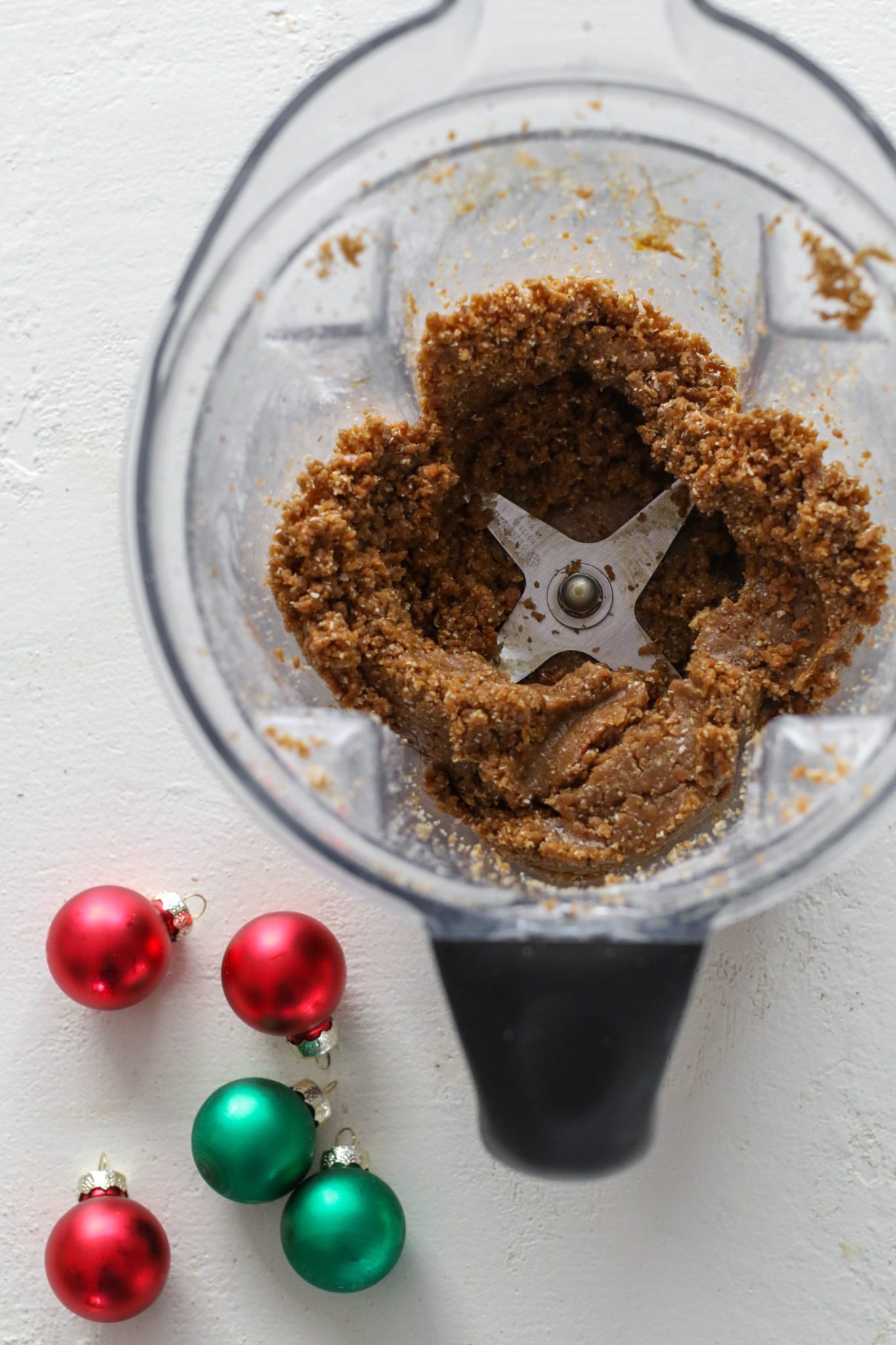 Gingerbread Ball Batter in Vitamix by Flora & Vino