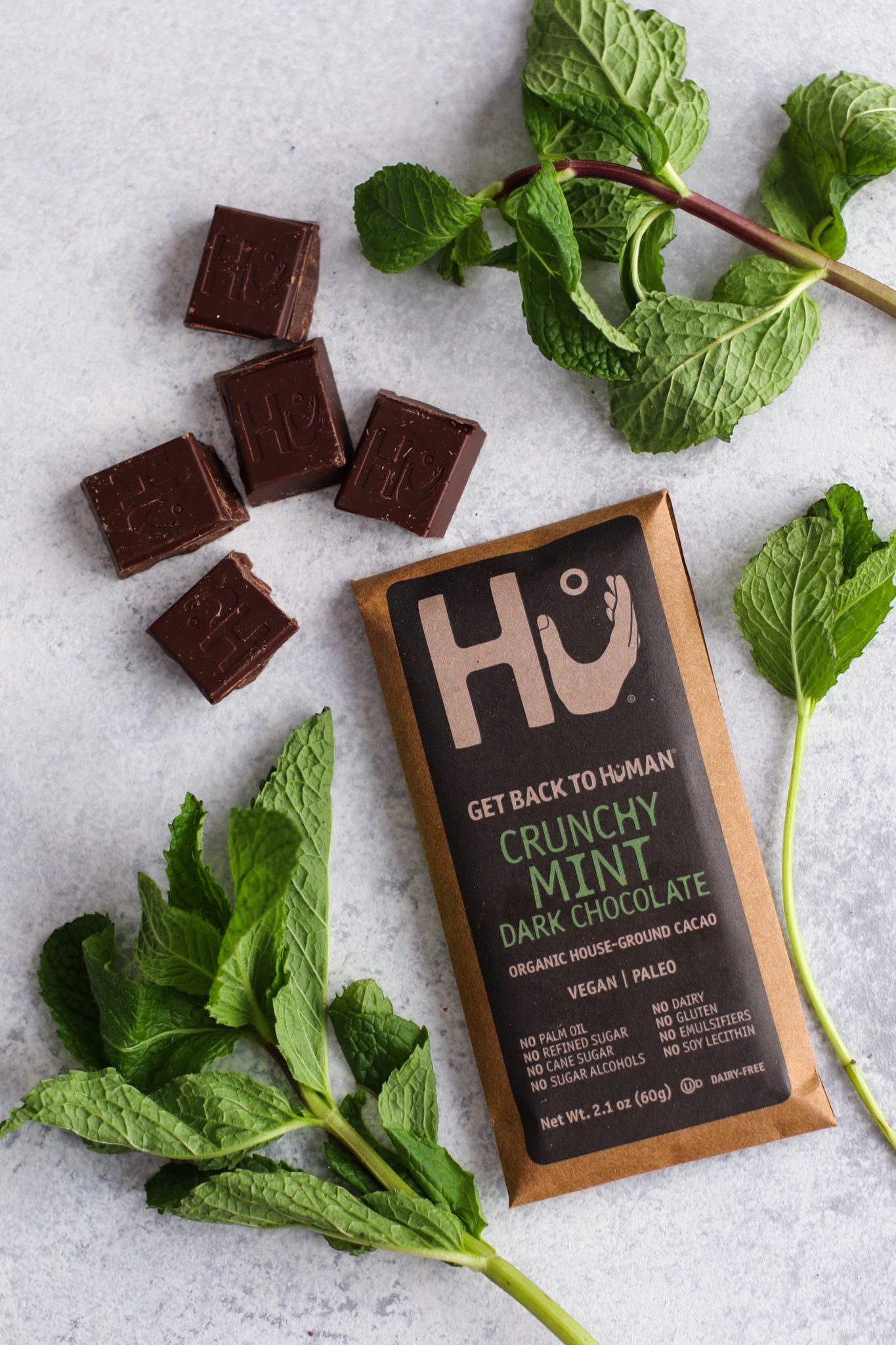 Hu Kitchen Crunchy Mint Dark Chocolate