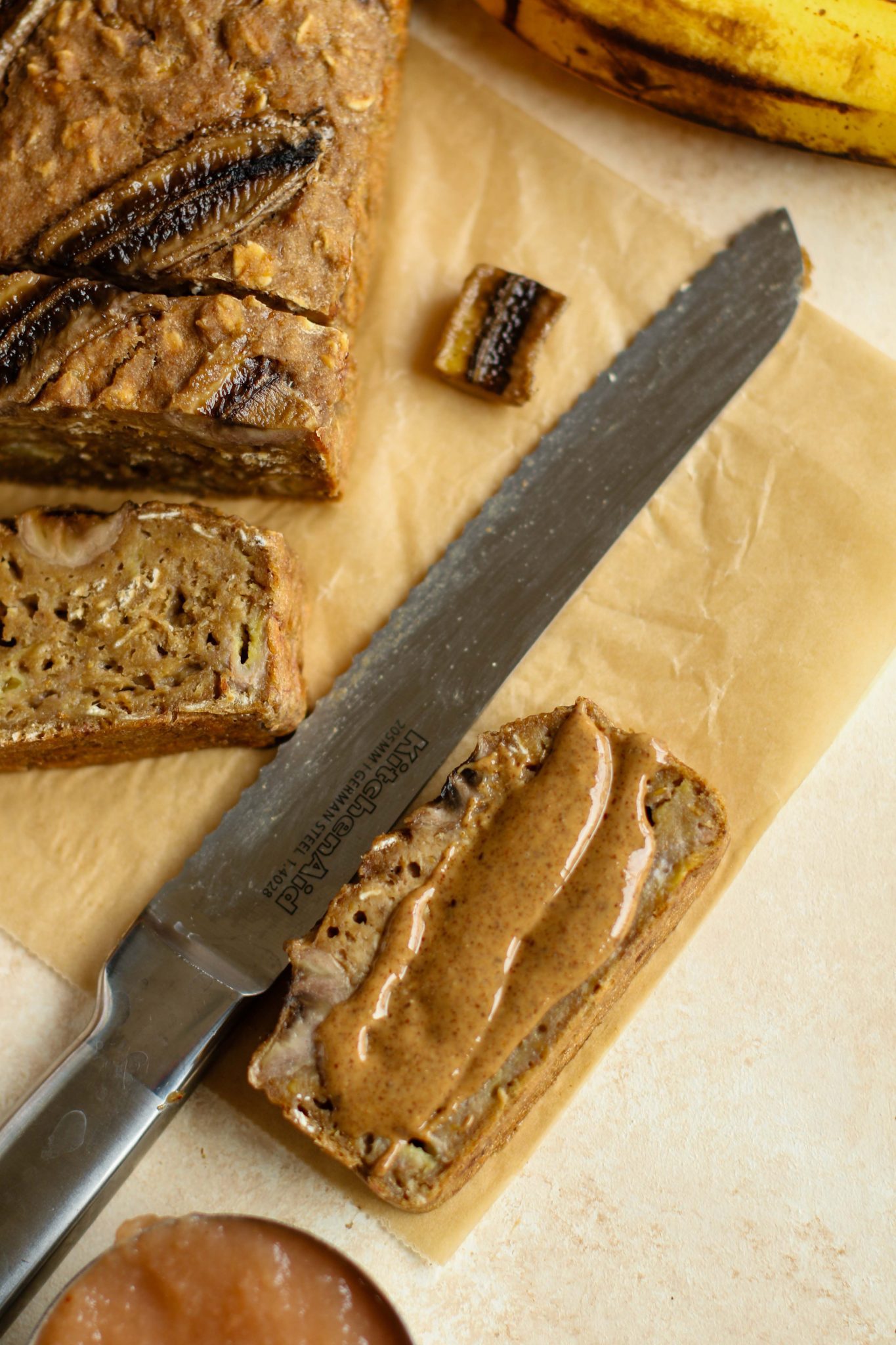 Applesauce Banana Bread (OilFree!) Flora & Vino