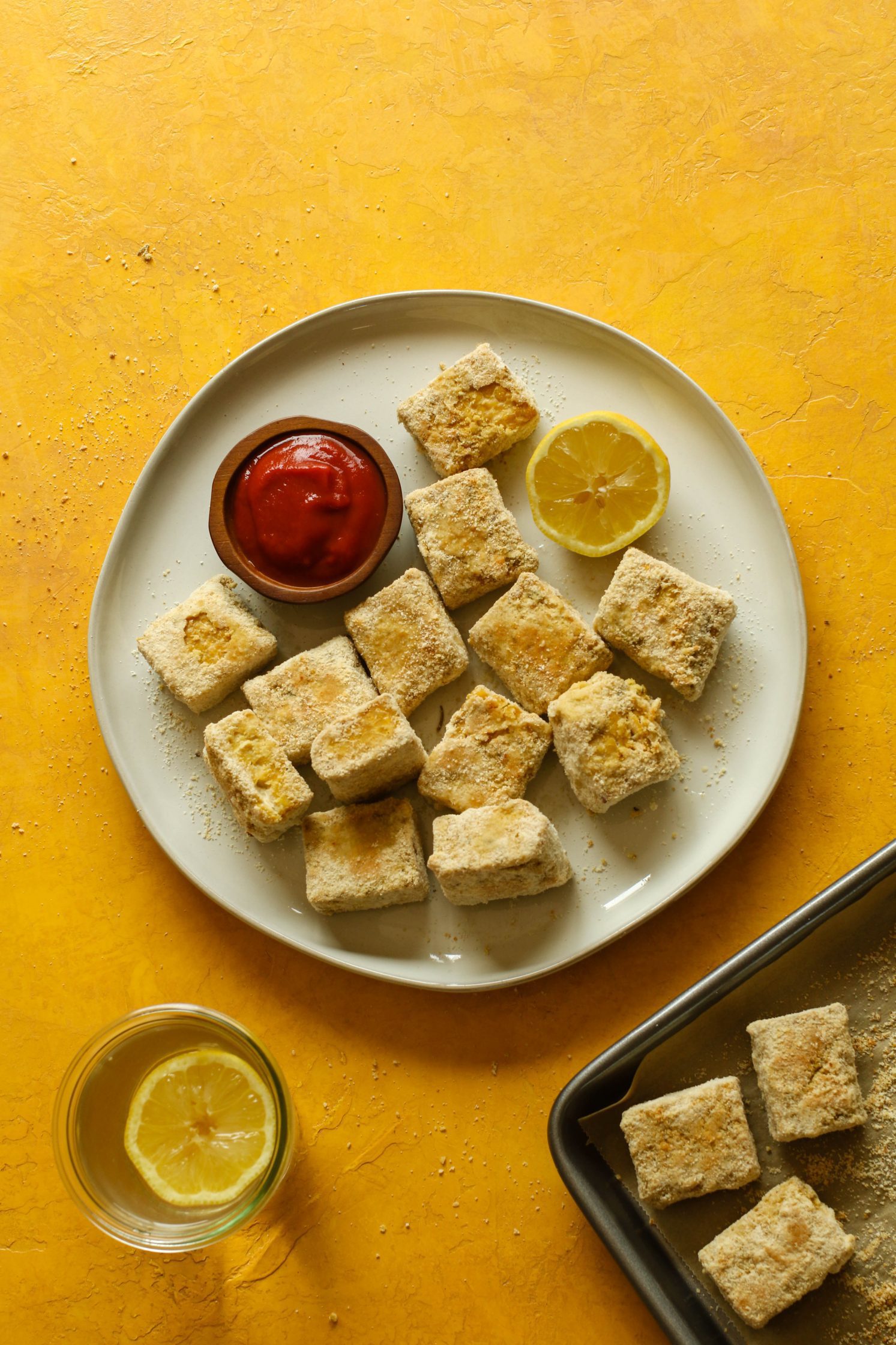 Baked Tempeh Tots by Flora & Vino 