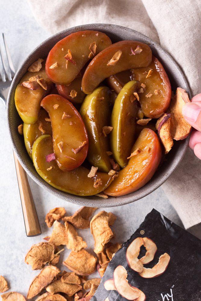 Cinnamon Sautéed Apples by Flora & Vino 