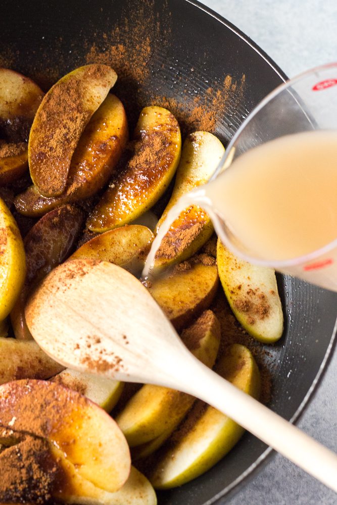 Cinnamon Sautéed Apples process photo