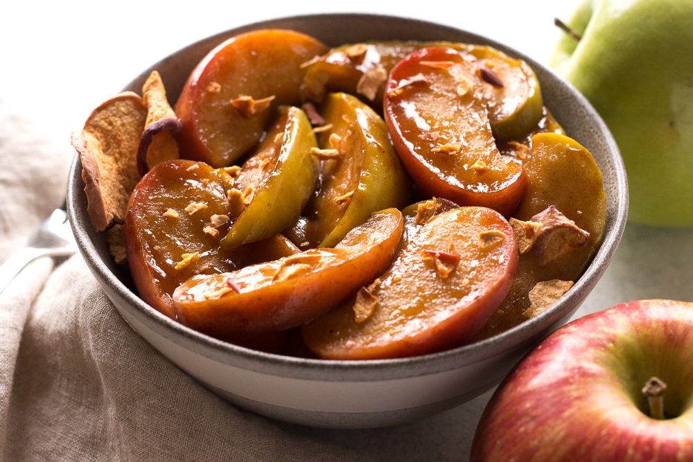 Cinnamon Sautéed Apples by Flora & Vino 