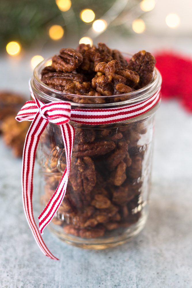 Easy Maple Spiced Nuts by Flora & Vino 
