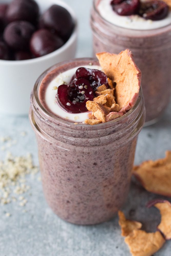 Peanut Butter Chia Pudding - Veggies Don't Bite