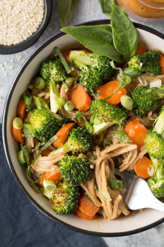 Cashew Butter Soba Noodle Stir Fry Flora & Vino