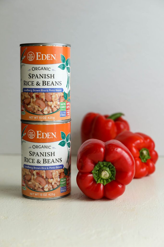 Spanish Rice & Beans Stuffed Peppers process photo by Flora & Vino