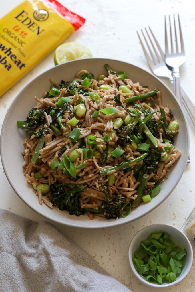 Sesame Tahini Soba Noodles Flora & Vino