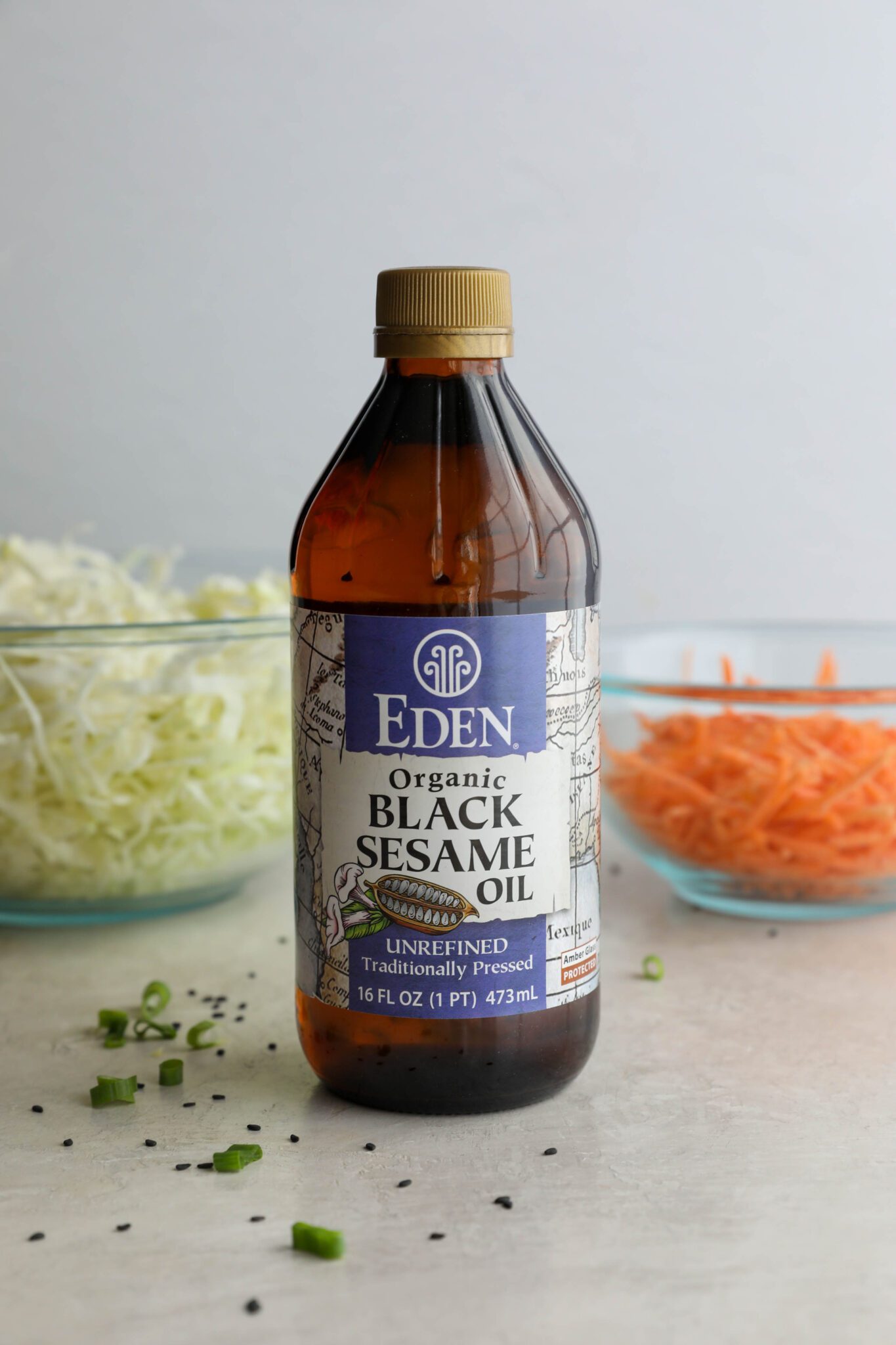 Vegan Egg Roll Bowl Recipe with crispy sesame tempeh Flora & Vino