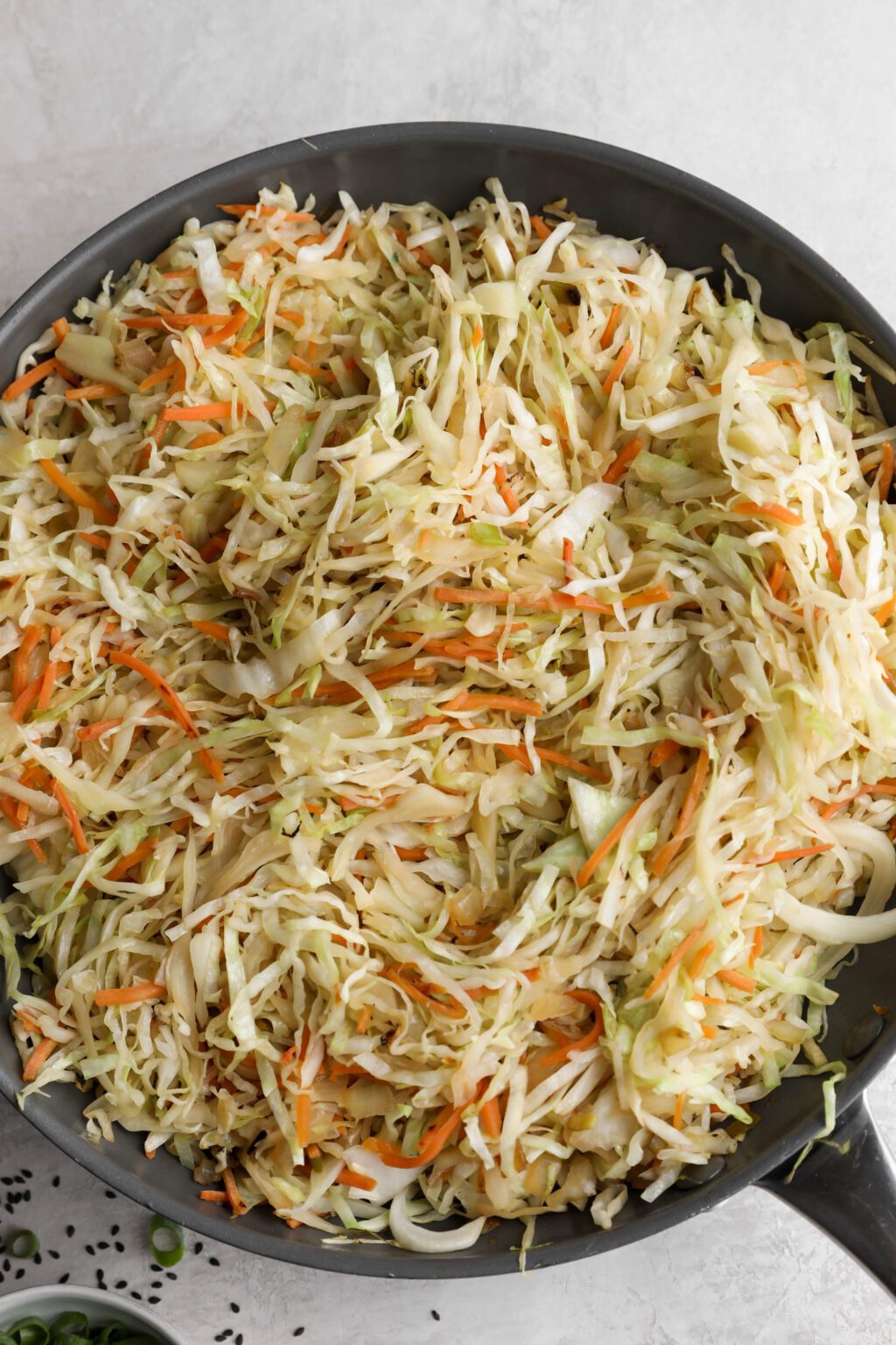 Vegan Egg Roll Bowl Recipe with crispy sesame tempeh Flora & Vino