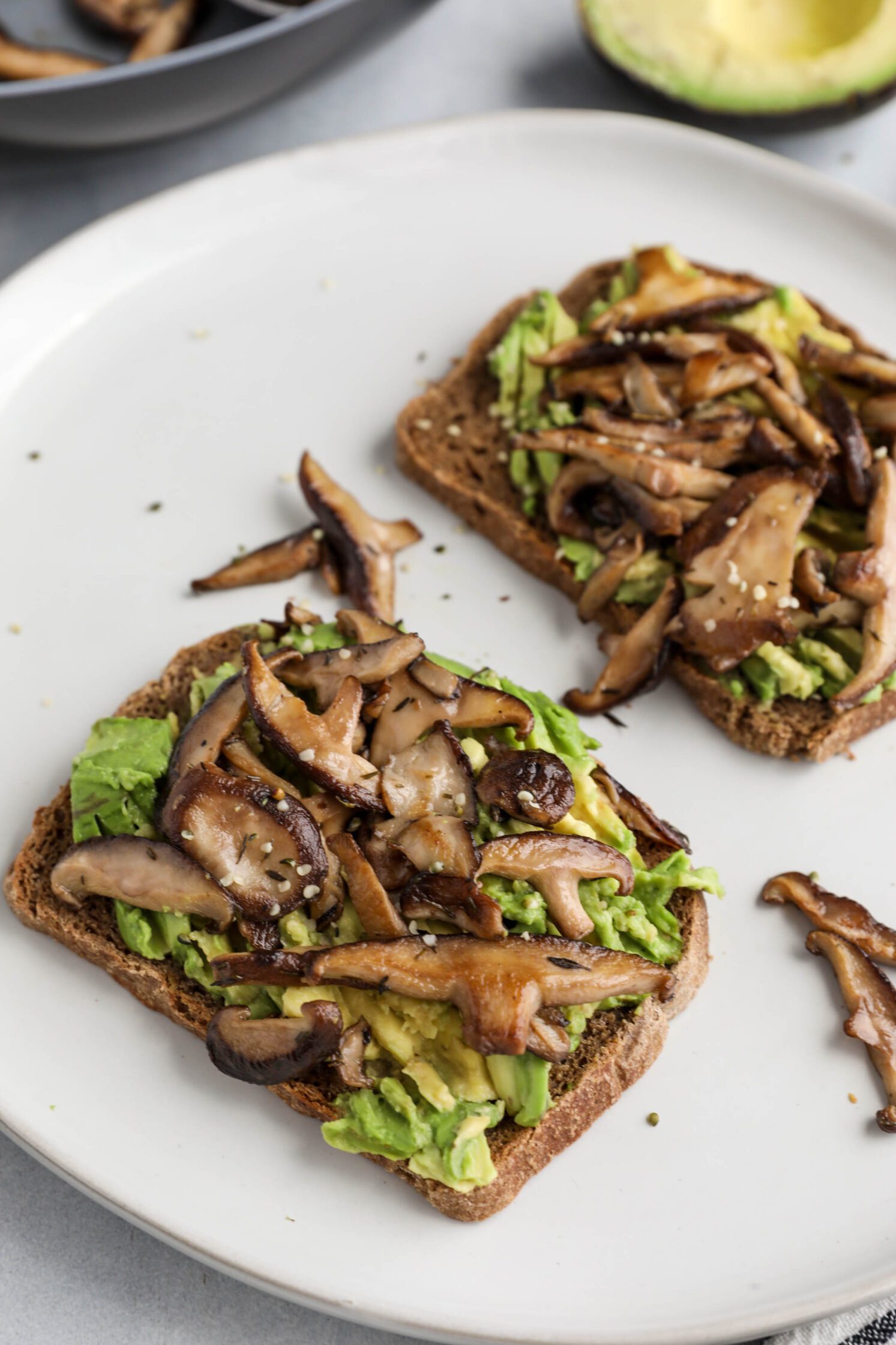 Shiitake Avocado Toast Recipe - Flora & Vino