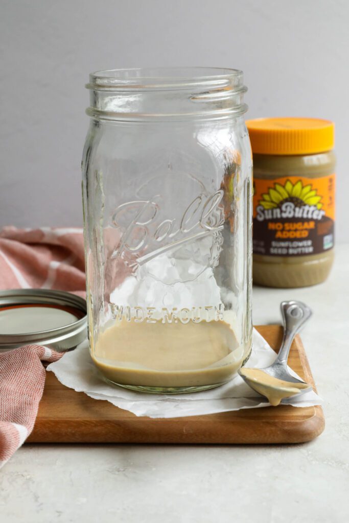 SunButter Dressing in masjon jar